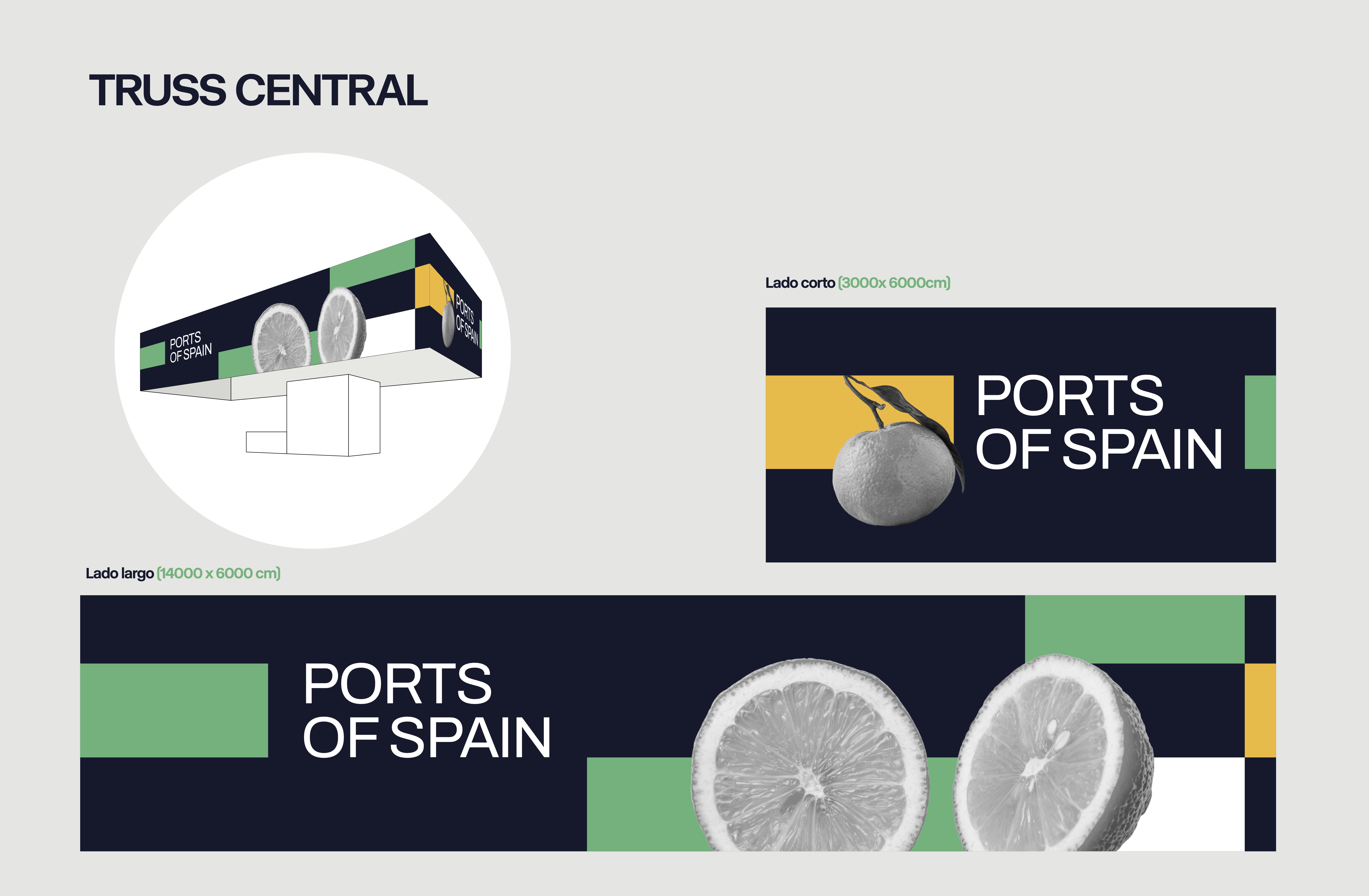Diseño del truss central