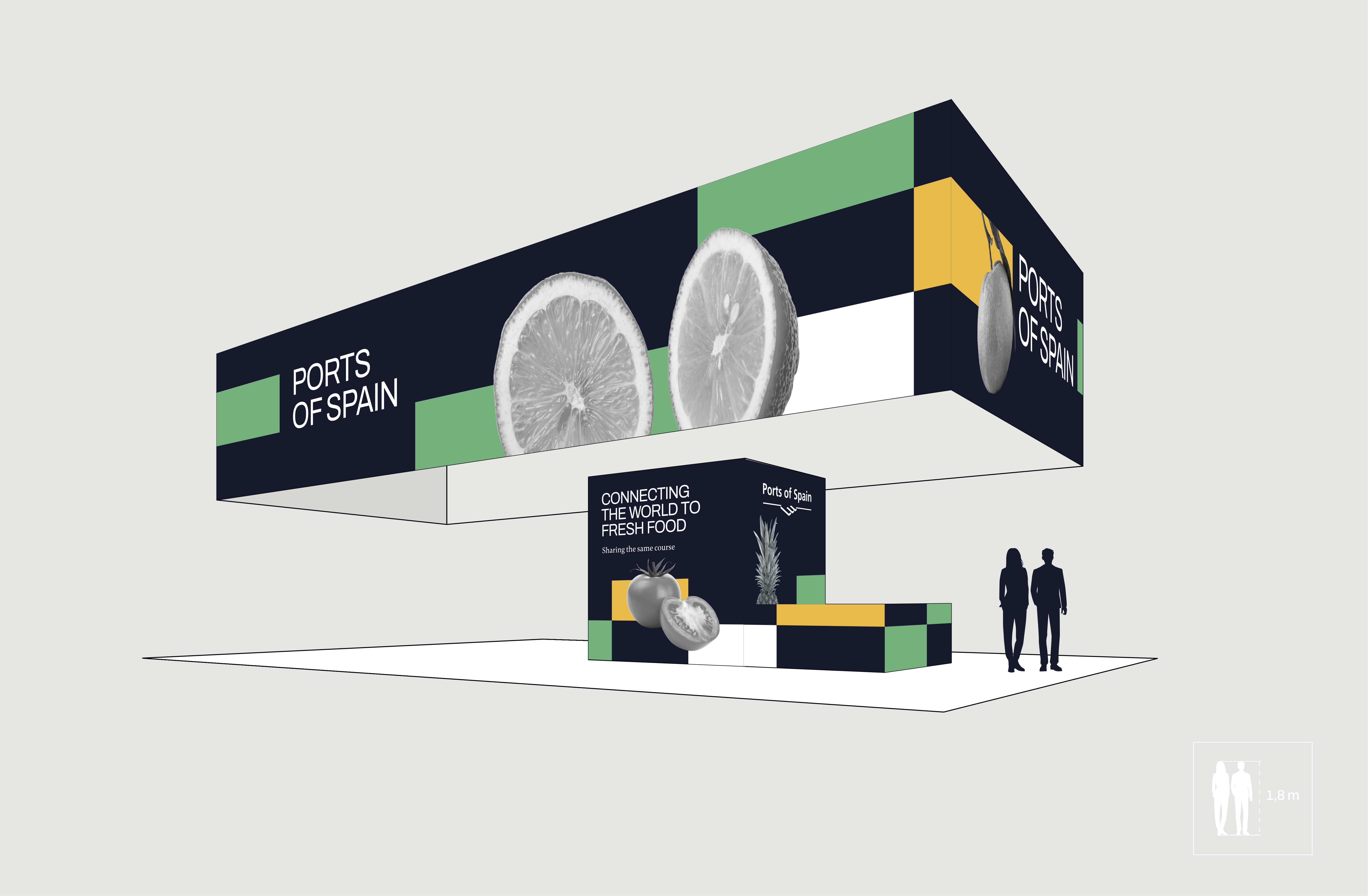 Stand de Puertos del Estado para Fruit Attraction 2023