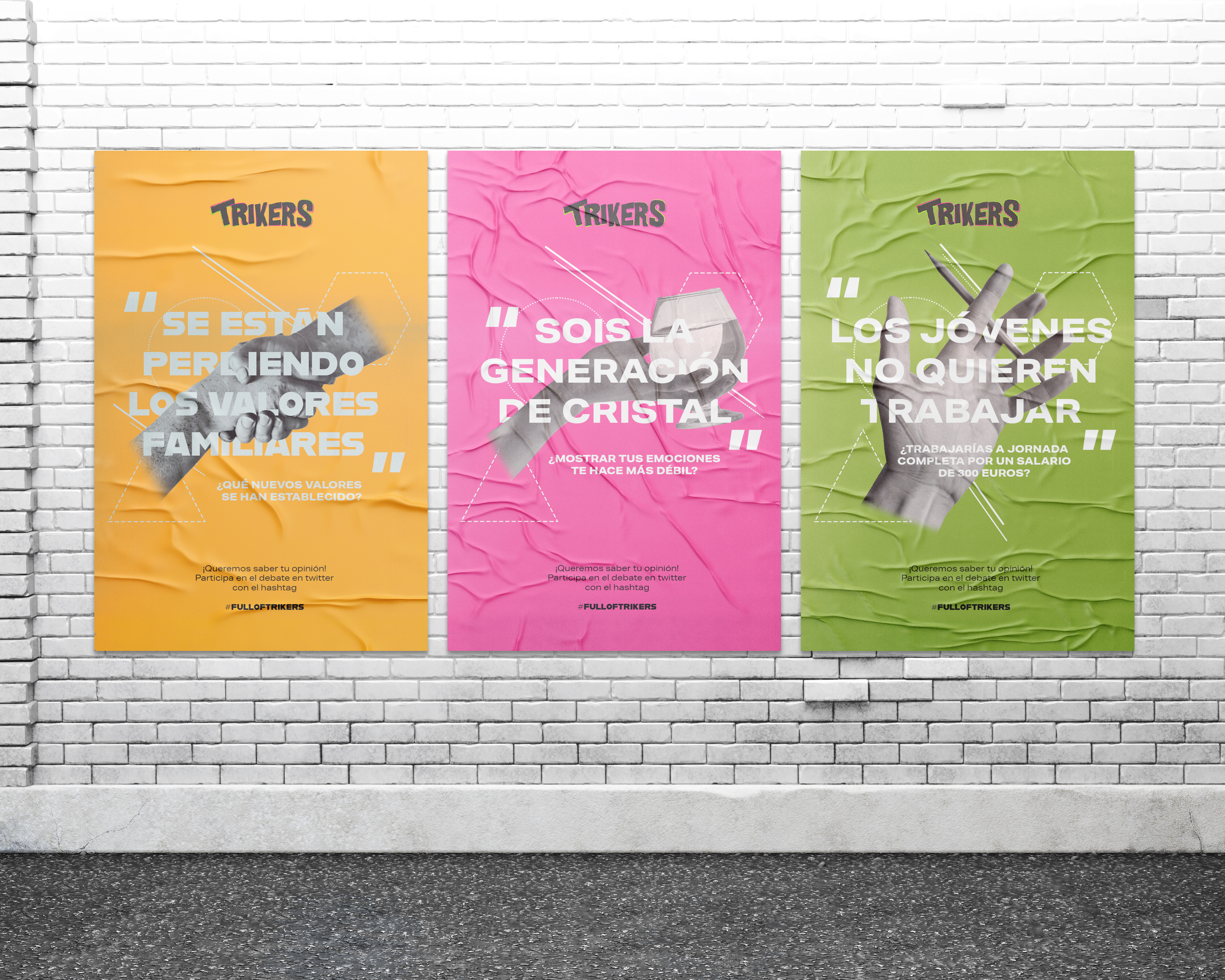 Mockup de cartelería Full Of Trikers