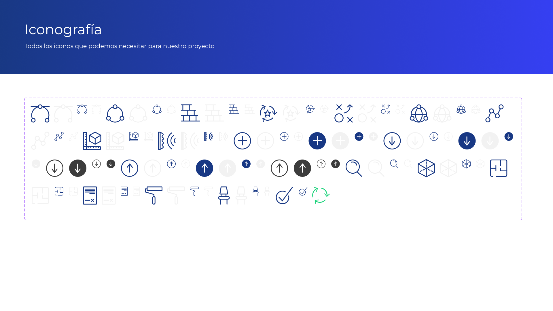 Sistema de iconografía de Grupo Cador